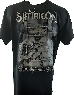 Buy Satyricon - Dark Medieval Times Band T-Shirt Official Merch NEW • 18.02£