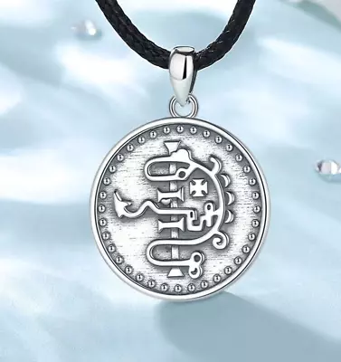 Buy King Asmoday Sigil .925 Sterling Silver Occult Pagan Magic Pendant Jewelry • 48.26£