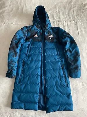 Buy Adidas Arsenal Touch Line Jacket, Padded, Super Warm, Blue, Adult Small • 60£