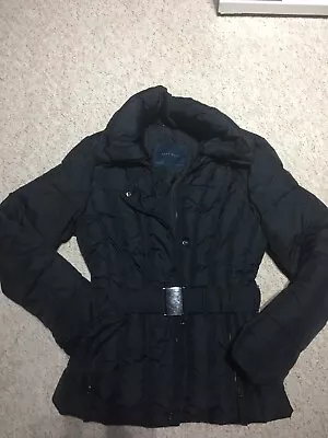 Buy Zara Size M Short Black Quilted Winter Warm Puffer Jacket • 19.99£