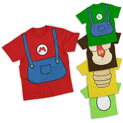 Buy Mario Themed Kids T-Shirt Characters Gift For Boys Birthday Or Christmas • 8.99£