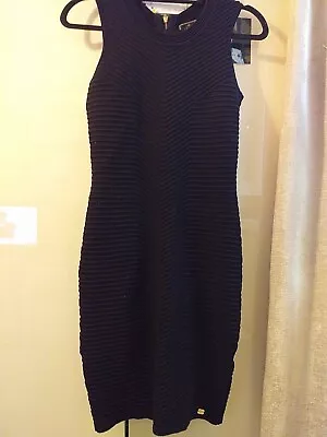 Buy Lipsy Bodycon Jumper Dress SIZE 10 BLACK RIBBED REAR ZIP EXCELLENT CONDITION  • 9.99£