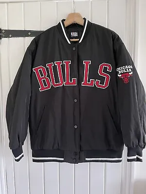 Buy Chicago Bulls - Nba Bomber Jacket- Uk Size 4/6 - Basketball Merch Vgc • 9.95£