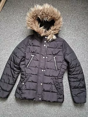 Buy Ladies Black H&M Hooded Jacket. Size 10. • 4.99£