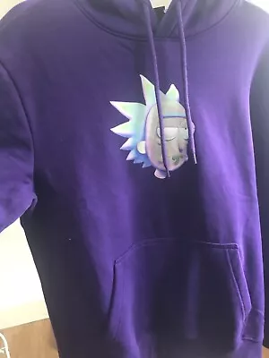 Buy H & M Jumper Rick And Morty Small Purple • 34.95£