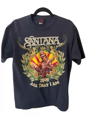 Buy Carlos Santana Concert All That I Am Tour T-Shirt 2006 Nice Condition Size Med • 15.11£