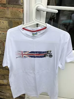Buy World Games Track Bike T-Shirt Graphic International Athletic Apparel Size Large • 5£