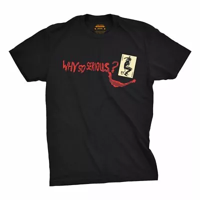 Buy Why So Serious Tee Mens TV Film Merch Geek Crew Neck Short Sleeve T-Shirt Top • 14.95£