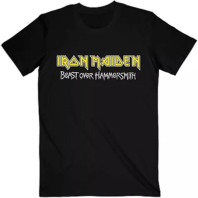 Buy Iron Maiden Beast Over Hammersmith Eddie Devil Black T-Shirt OFFICIAL • 16.59£