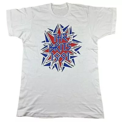 Buy Vintage T Shirt Single Stitch Medium The Brit Awards 1991 James Cure Ozzy Y2k • 40£
