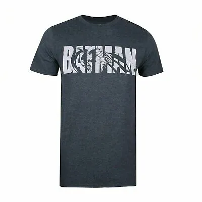 Buy Official DC Comics Mens Batman Text T-shirt Grey Sizes S - XXL • 13.99£