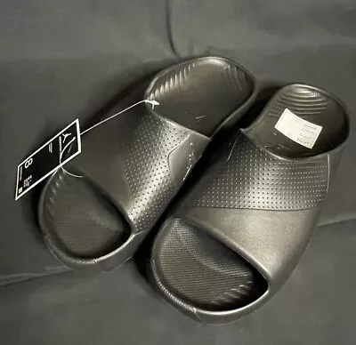 Buy Nike Jordan Post Play Men Slides Beach Pool Casual Black Size Uk 7  DX5575 100 • 25£