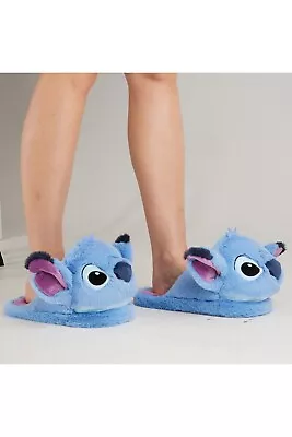 Buy DISNEY Womens Stitch 3D Design Soft And Warm Slippers • 19.60£
