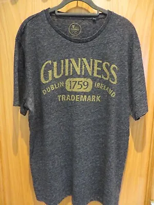Buy Next Guinness T Shirt Charcoal Grey Size Xl Short Sleeves Round Neck • 3.99£