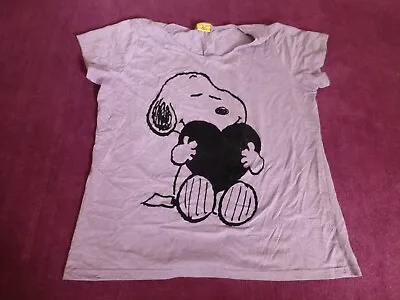 Buy Ladie's Women's Size 2 Peanut Snoopy  T-shirt • 4.50£