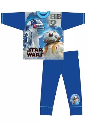 Buy Boys Official Star Wars The Last Jedi Long Pyjamas Pjs Age 4 Up To 12 Years • 3.99£