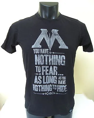 Buy UNIQLO Harry Potter Deathly Hallows T-Shirt Size L Black Nothing To Fear 2011 • 23.67£