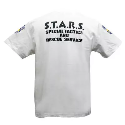 Buy Resident Evil Official S.T.A.R.S. Stars T-shirt L Size White  Umbrella JAPAN JP • 73.87£