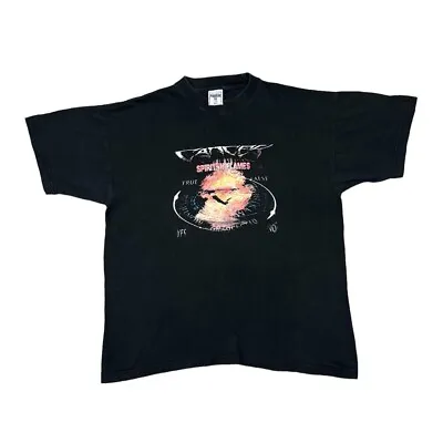 Buy CANCER  Spriti In Flames  European Tour 2005 Thrash Death Metal Band T-Shirt L • 50£