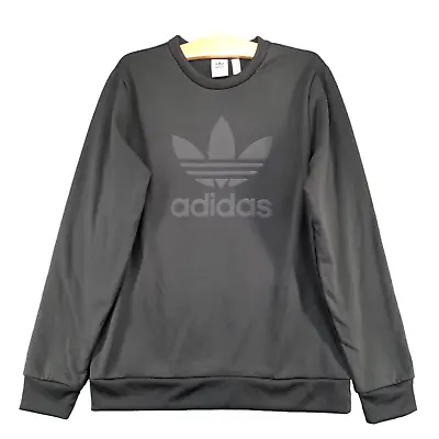 Buy Adidas Youth Boys Spell Out Pullover Sweatshirt Black XL  Crew Neck Athleisure • 12.06£
