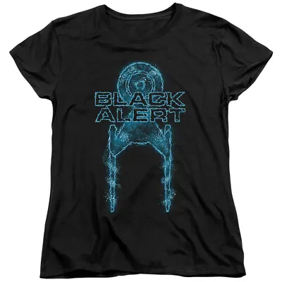 Buy Star Trek Womens T-Shirt Black Alert Black Tee • 22.22£