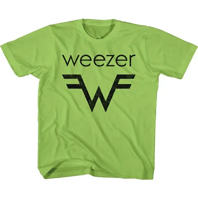 Buy Weezer Band Logo W Youth T Shirt Rock Music Merch • 18.25£