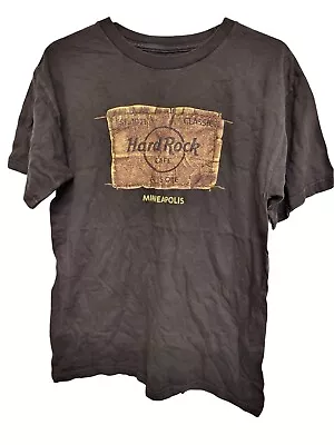 Buy Hard Rock Cafe T-Shirt Graphic Tee Travel Minneapolis Size Small Brown (R184) • 9.99£