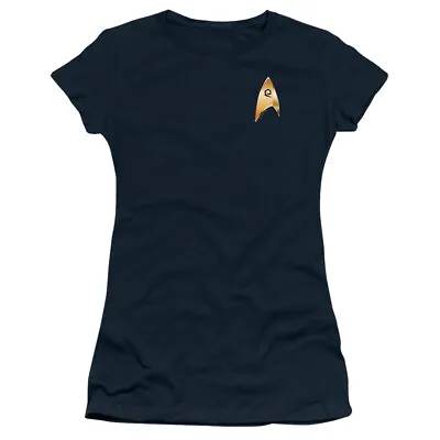 Buy Star Trek Discovery  Operations Badge  Women's Adult Or Girl's Jr Babydoll Tee • 34£