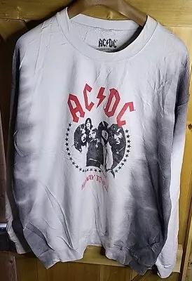 Buy ACDC Highway To Hell Sweatshirt Size M/L • 12.95£