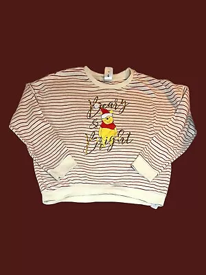 Buy Winnie The Pooh Christmas Disney Holiday Sweater Pullover Size XL Sweatshirt • 14.47£
