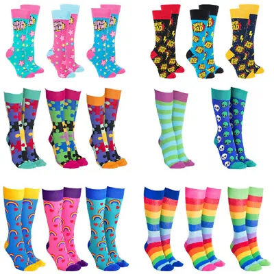 Buy SOCK SOCIETY Novelty Funky Patterned Ankle Socks Unisex One Size Fits All Xmas • 5.99£