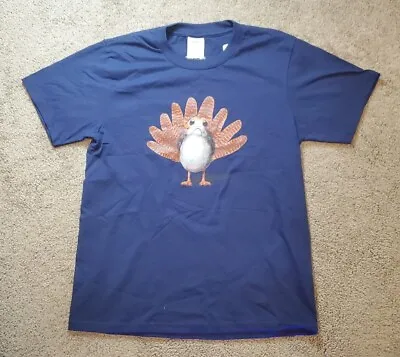 Buy Star Wars Porg Thanksgiving Turkey T-Shirt Kids 10 • 8£