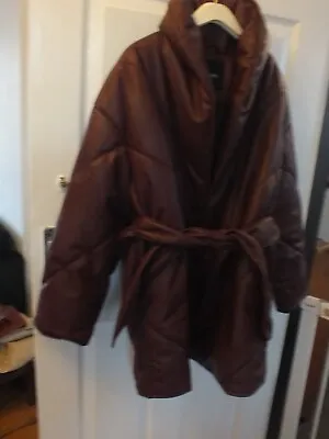 Buy Monki Ladies Faux Leather Padded Jacket Size S • 12£