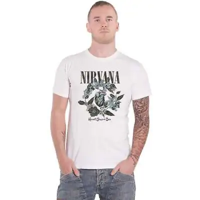 Buy Nirvana T Shirt Heart Shaped Box Band Logo New Official Unisex White • 15.95£