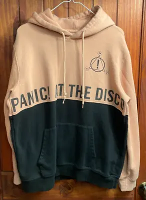 Buy PANIC! AT THE DISCO Pray For The Wicked Hoodie Size Medium Color Block Rock Band • 19.46£