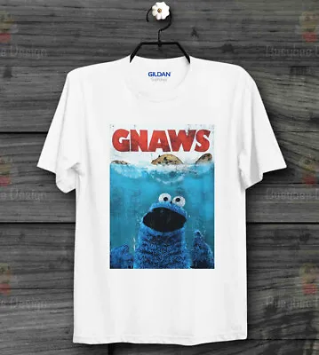 Buy Sesame Street Cookie Monster Gnaws  Vintage Cool Unisex T Shirt B406 • 7.99£