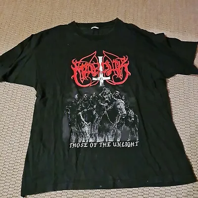 Buy Marduk Those Of The Unlight 90s Shirt Gr.XL XXL Black Metal Mayhem Gorgoroth  • 61.45£