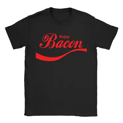 Buy Enjoy Bacon Mens T-Shirt Meat Lover Bacon Funny Gift For Dad Uncle • 9.49£