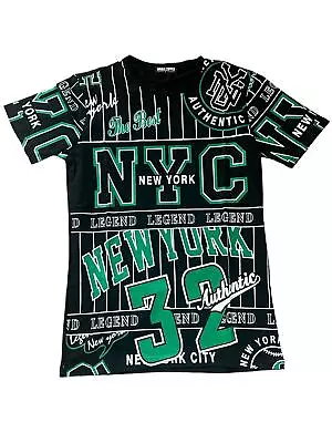 Buy Mens NY T Shirts, Sports Urban Retro Street Wear New York Tees • 17.09£