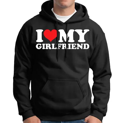 Buy I Love My Girlfriend Boyfriend Gift Joke Funny Novelty Mens Hoody Top #6ED Lot • 18.99£