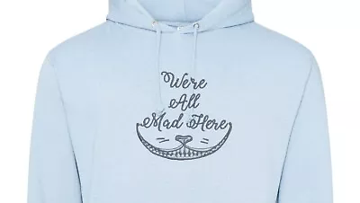 Buy Alice In Wonderland Hoodie Sweater Sweatshirt Unisex Adults Kids Embroidered  • 27£