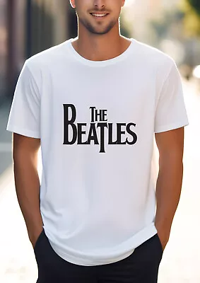 Buy The Beatles T-Shirt Rock Heavy Metal Mens Womens Unisex White S M L XL XXL • 12.99£