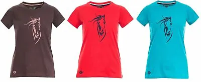 Buy ACTION Women's Short Sleeve And Horse Graphics T-Shirt, Size & Color Choice • 11.20£