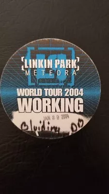 Buy Linkin Park 2004 Meteora Tour  Rosemont, Illinois Original Cloth Backstage Pass • 18.34£