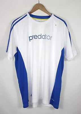 Buy Adidas Predator Men's Jersey T-Shirt White/Blue Sz XL • 18.10£