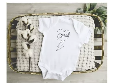 Buy Baby Vest, David Bowie, Music, Bands, Children's Clothing • 9.99£