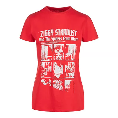 Buy Official Ziggy Stardust Spiders T-Shirt (Red) • 18.99£