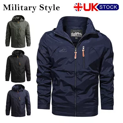 Buy Mens Outwear Lightweight Windbreaker Waterproof Rain Jacket Hoodie Hooded Coat • 20.39£