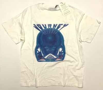 Buy Journey(T Shirt)White Short Sleeve With Blue Logo-Small-Mens-New • 8.89£
