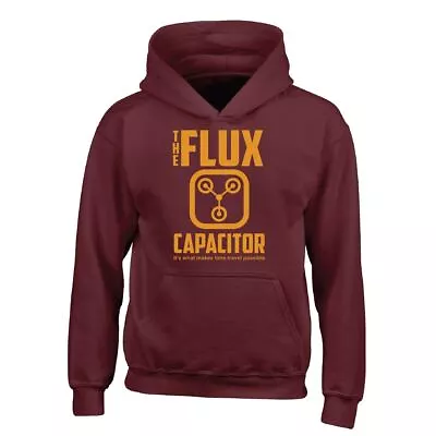 Buy Back To The Future 80's Movies Flux Capacitor Delorea Cool Mens Hoodie Gift • 16.99£